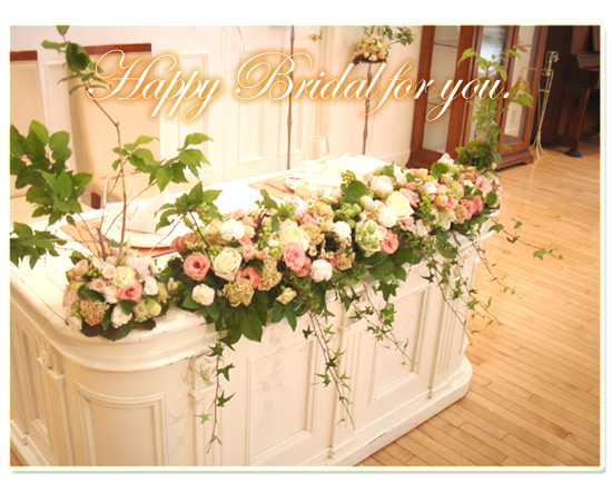 HAPPY Bridal for you.